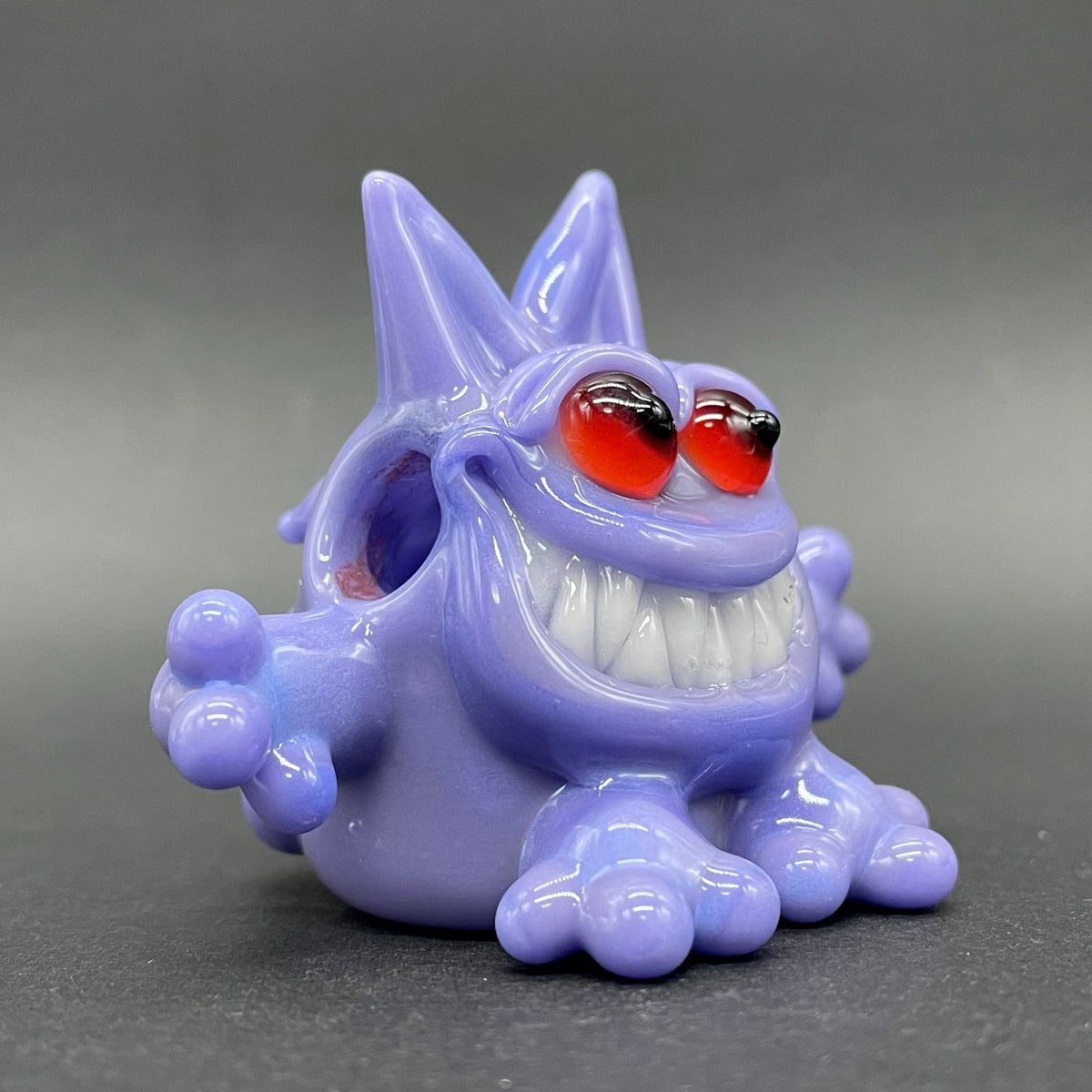 Gengar Pokémon glass pendant