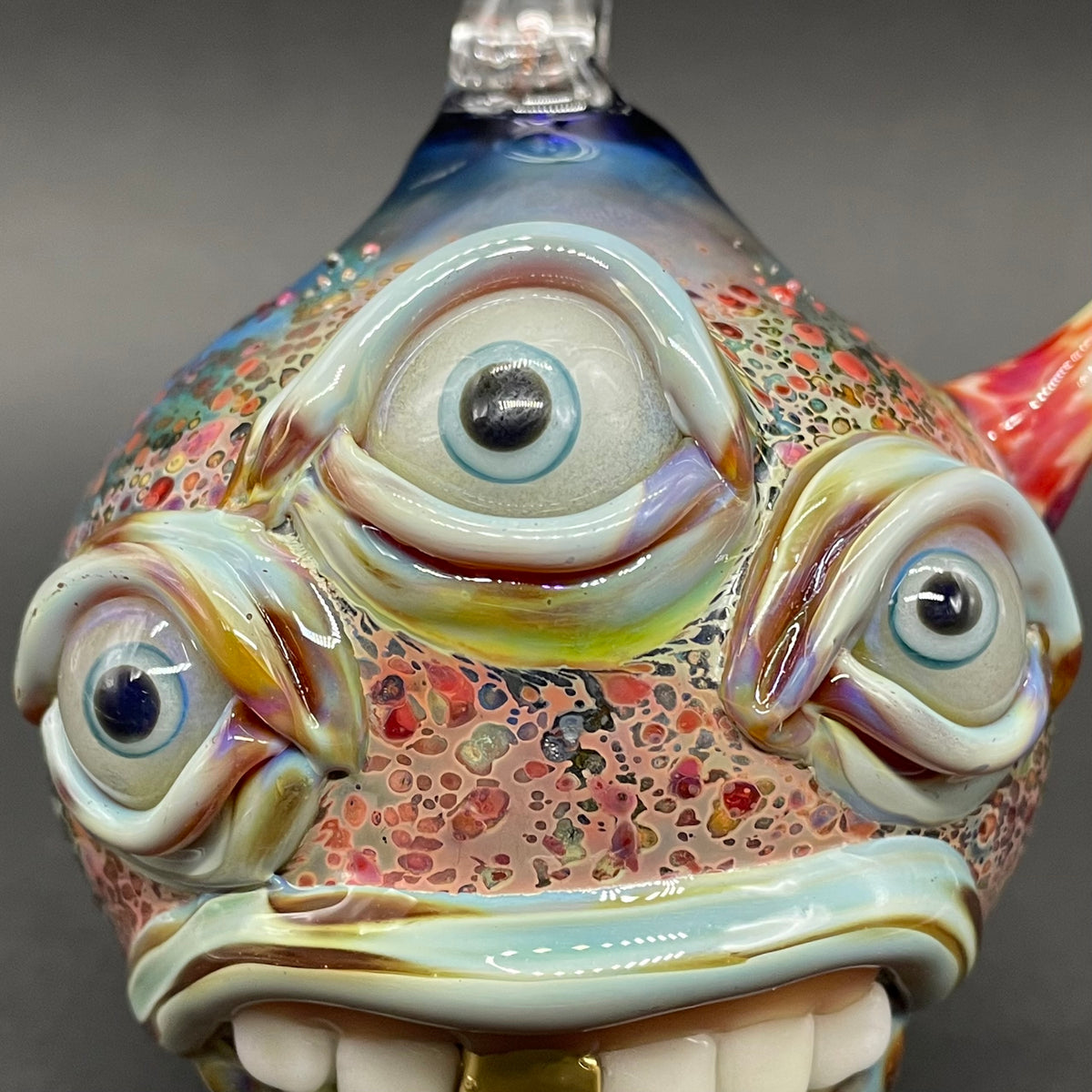 Leviathan Glass Triclops ornament - hand-blown art