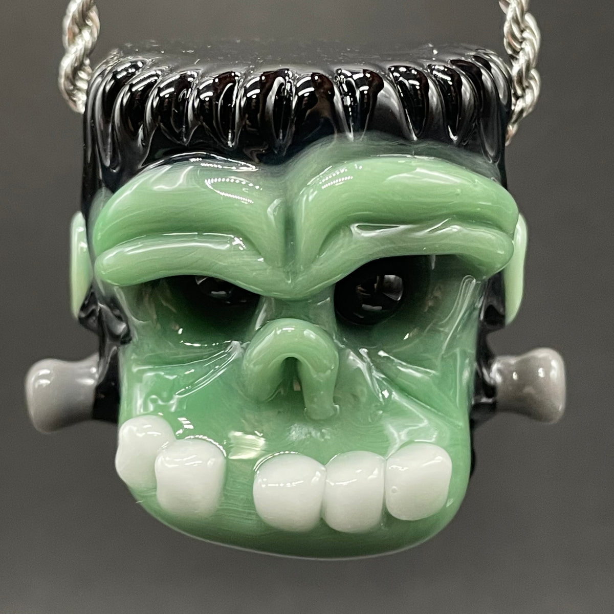Glass Frankenstein pendant