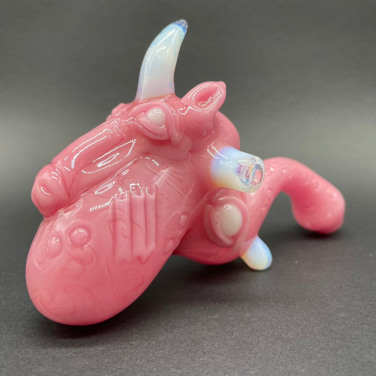 Leviathan Glass Unicorn blood Sherlock - hand-blown art