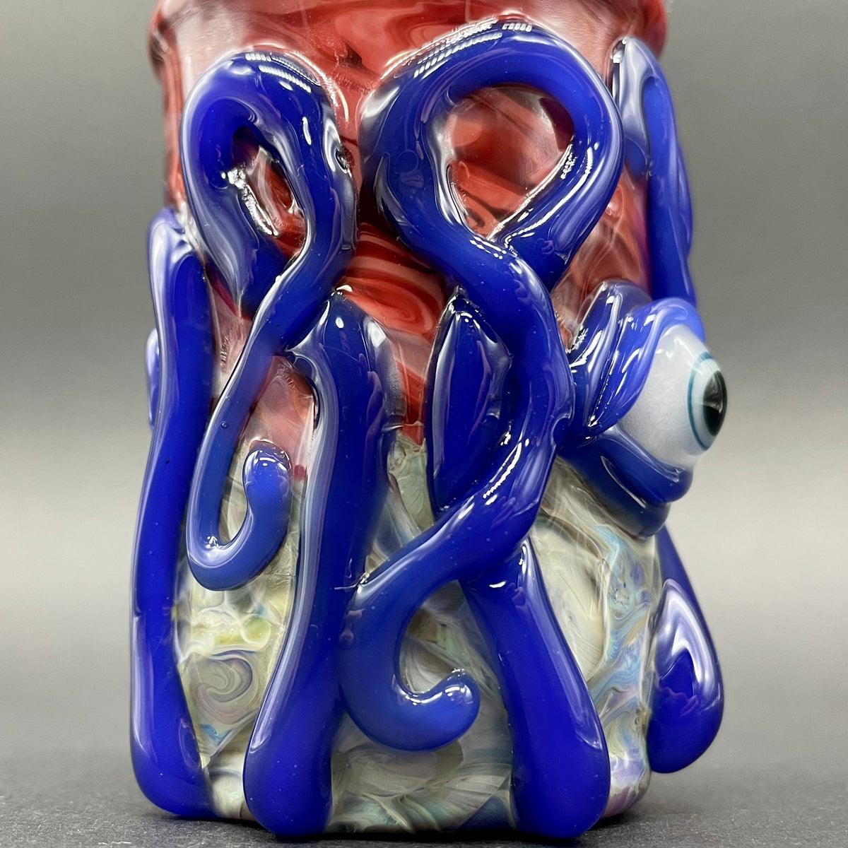 Premium kraken glass cup - collectible glass art