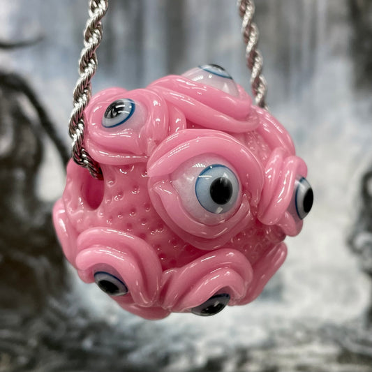 Pink Argus pendant