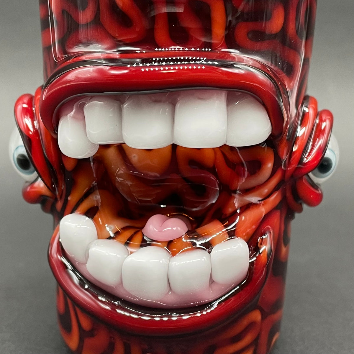 Premium mind scrambler shot glass - collectible glass art