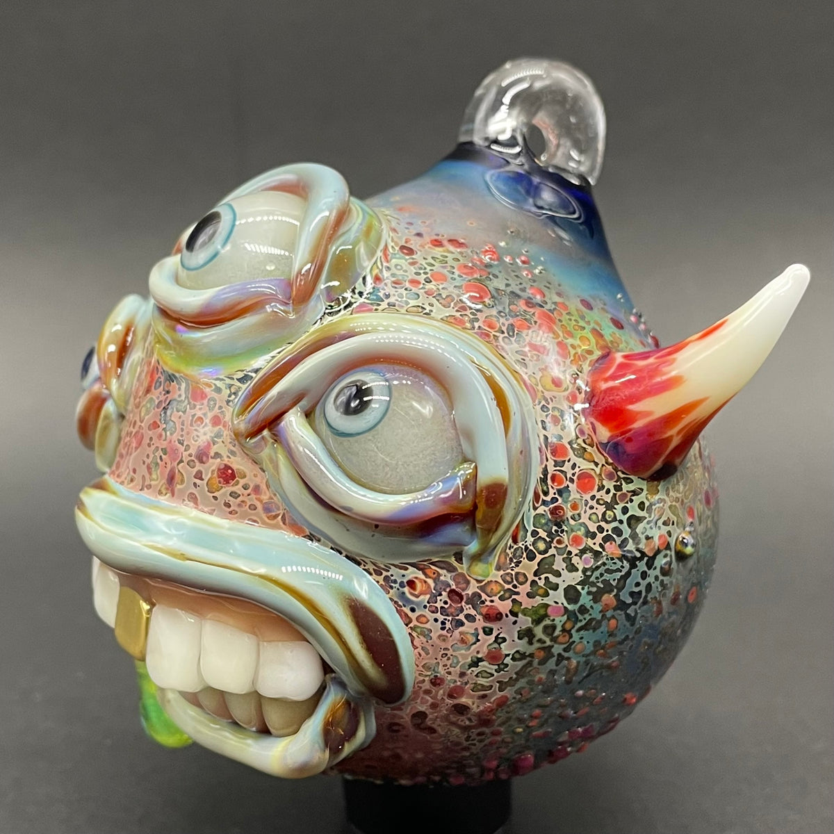 Triclops ornament glass art - premium handcrafted piece