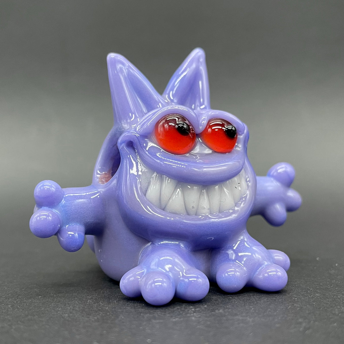 Gengar Pokémon glass pendant