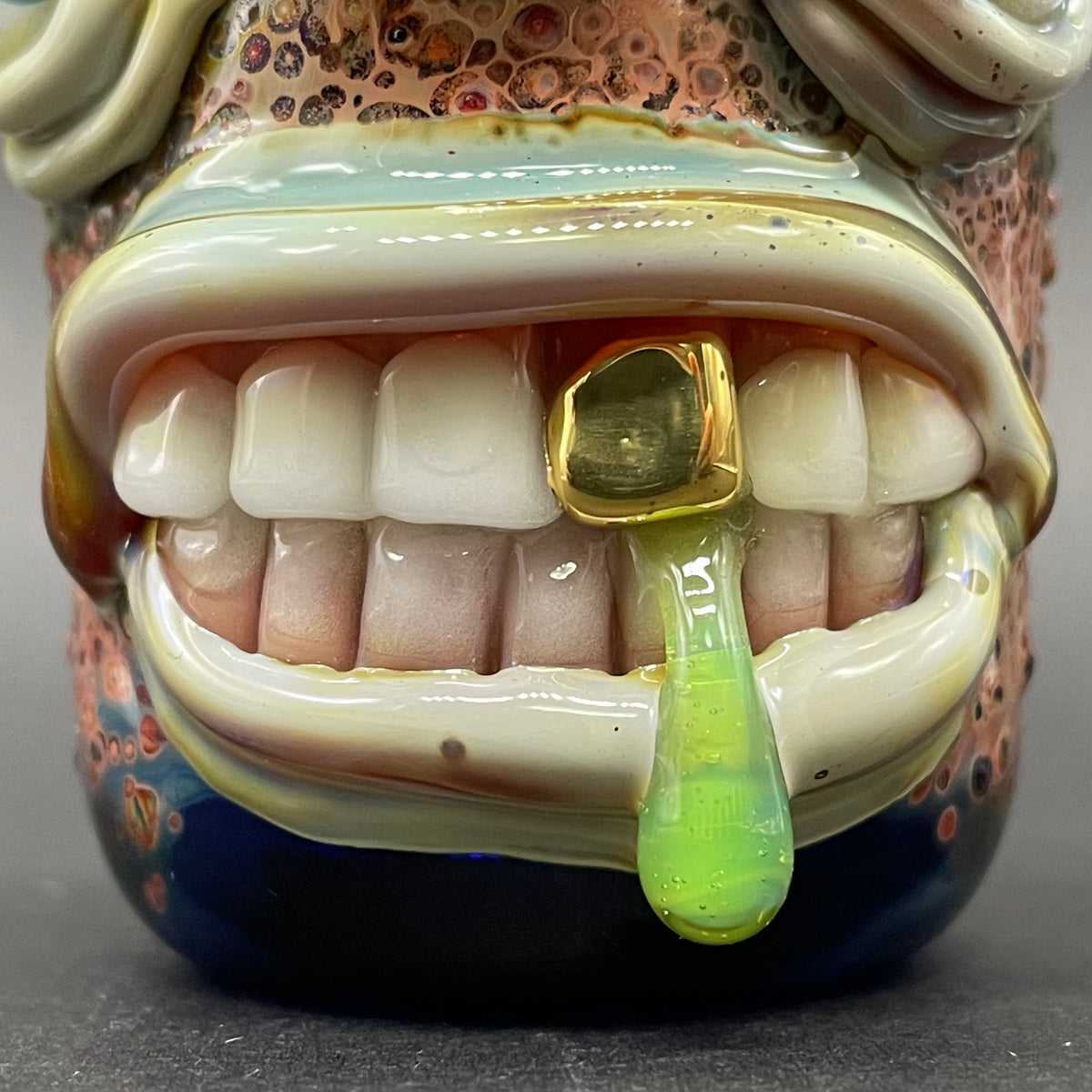 Triclops shot glass craftsmanship - artisan glass work