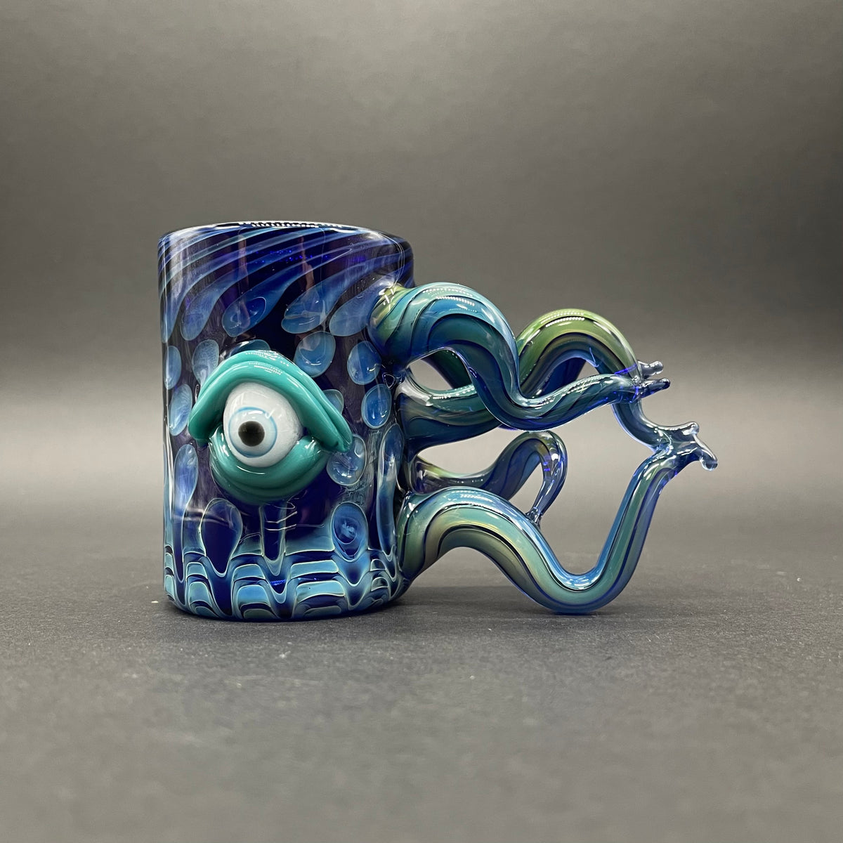 Hand-blown glass Leviathan shot glass by Leviathan Glass