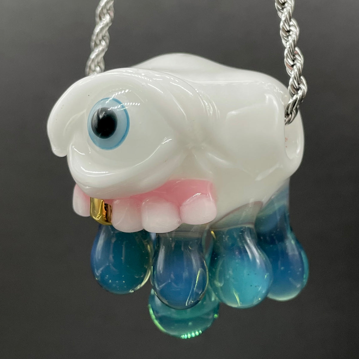 Eye of the storm glass pendant