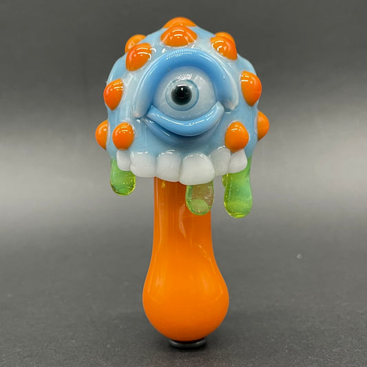 About last night glass mushroom pendant