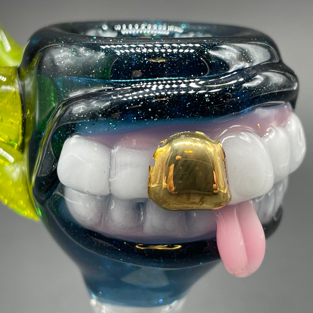 Leviathan Glass 14mm heavy stardust slide - hand-blown art