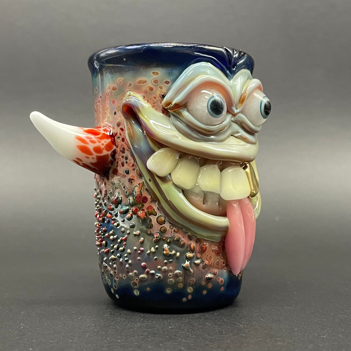 Irate pirate shot glass craftsmanship - artisan glass work