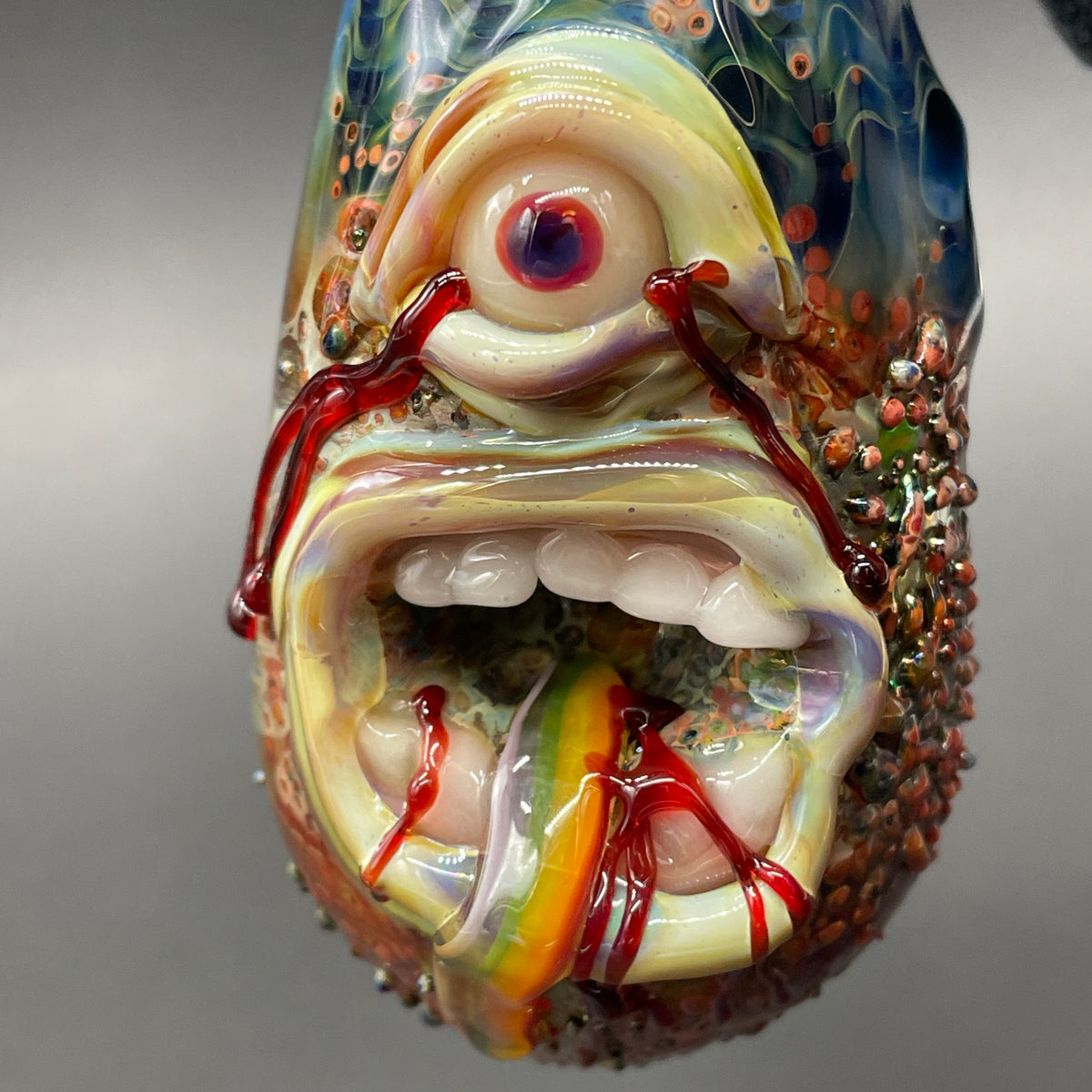 Leviathan Glass Rainbow tongue Sherlock - hand-blown art