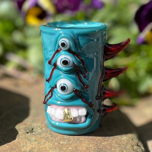 I’m not crying! Are you crying? Shot Glass detail view - premium glass art