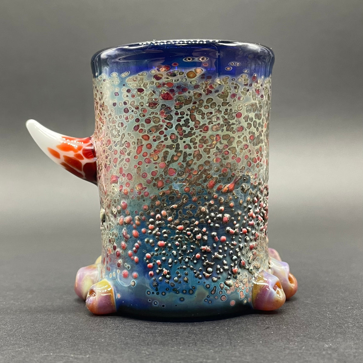 Leviathan Glass Twinkle toes shot glass - hand-blown art
