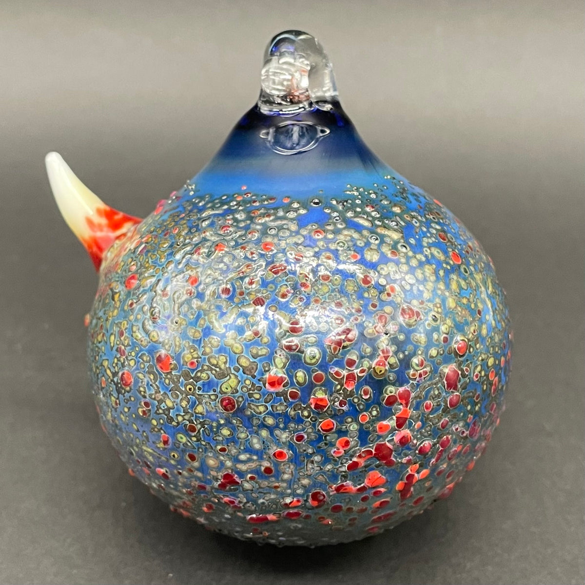 Hand-blown Triclops ornament - Leviathan Glass original