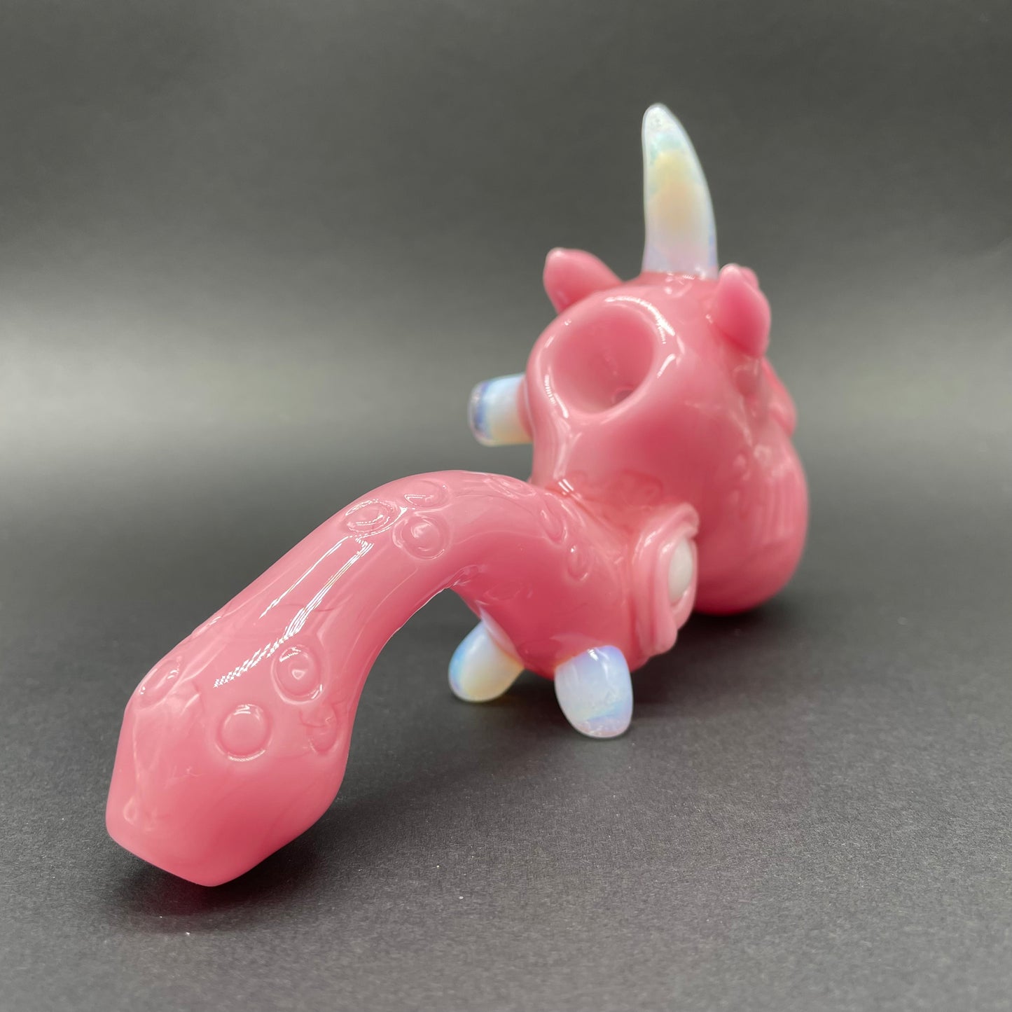 Hand-blown Unicorn blood Sherlock - Leviathan Glass original