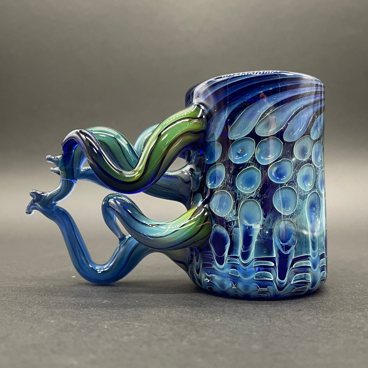 Leviathan shot glass by Leviathan Glass - artisan detail