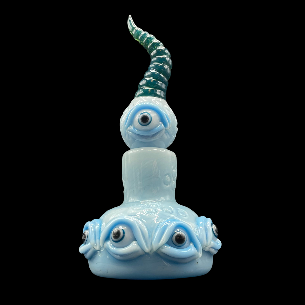 Hand-blown glass Siberia pensieve by Leviathan Glass