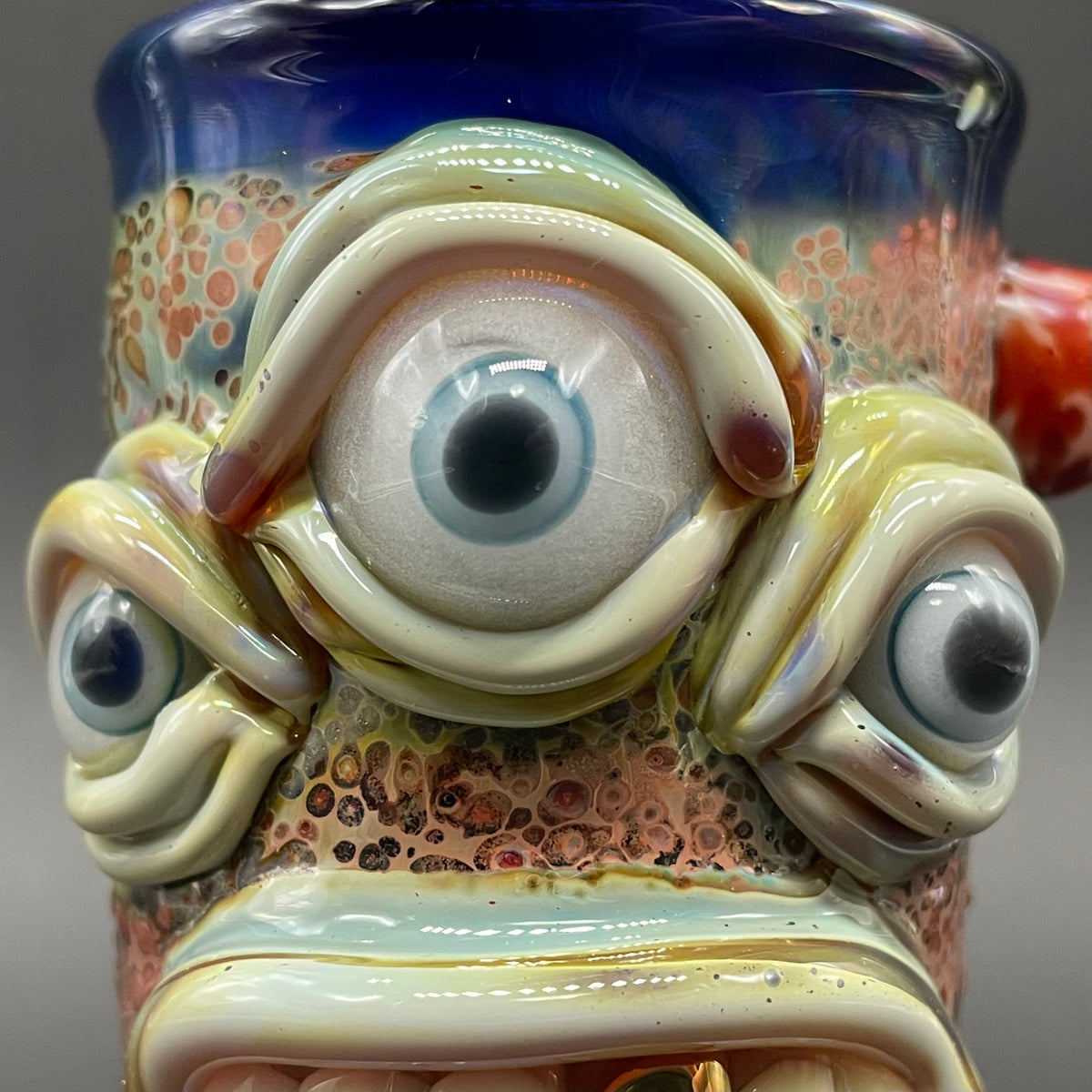 Leviathan Glass Triclops shot glass - hand-blown art