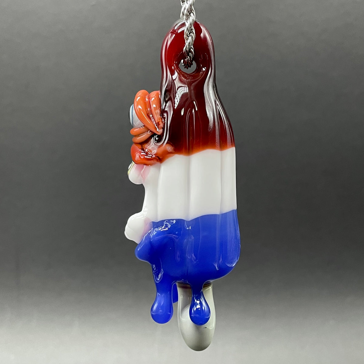 Artisan glass Calm like a bomb pop - detailed craftsmanship