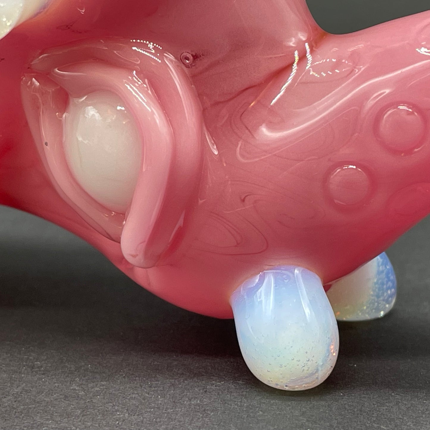 Hand-blown Unicorn blood Sherlock - Leviathan Glass original
