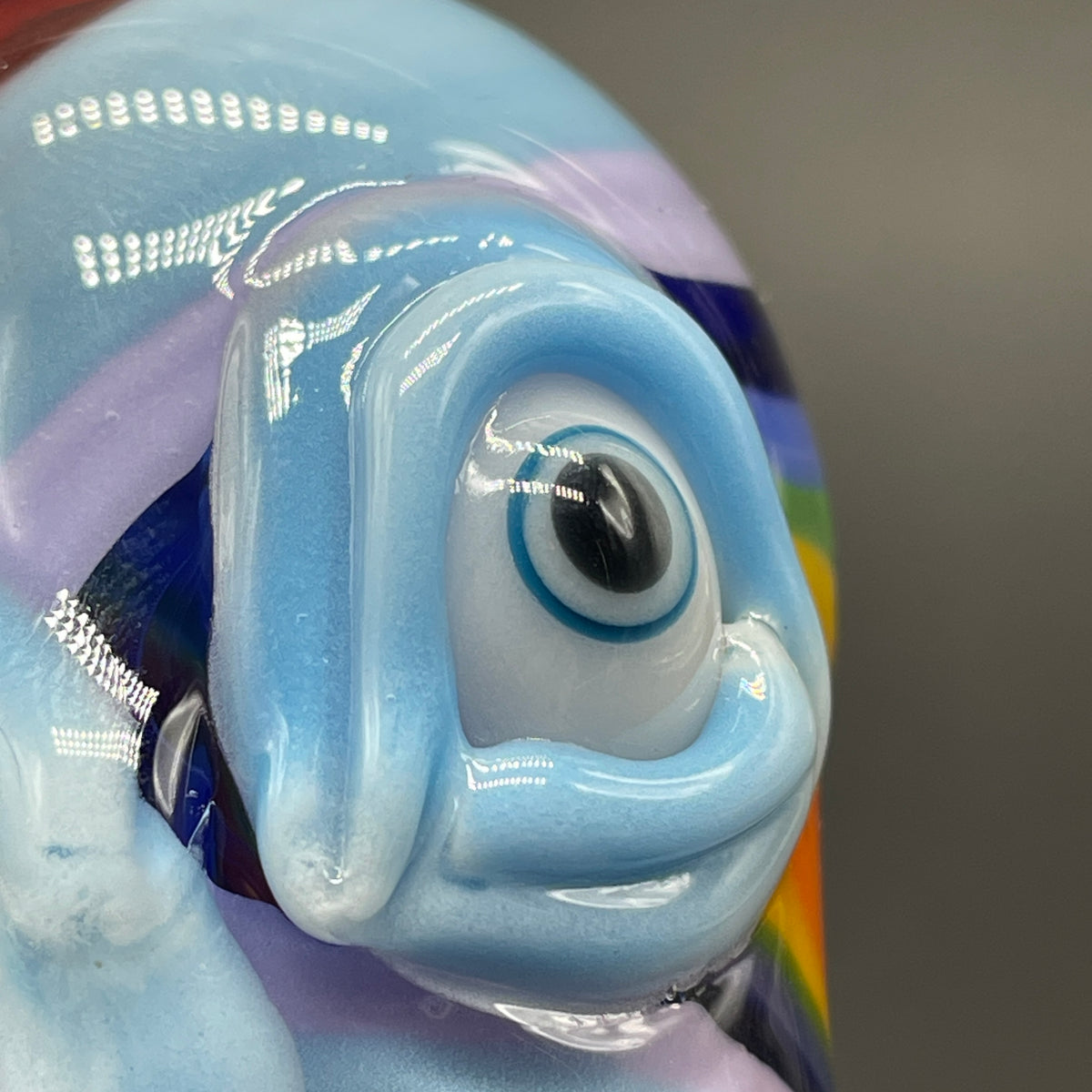 Leviathan Glass Rainbow Sherlock - hand-blown art