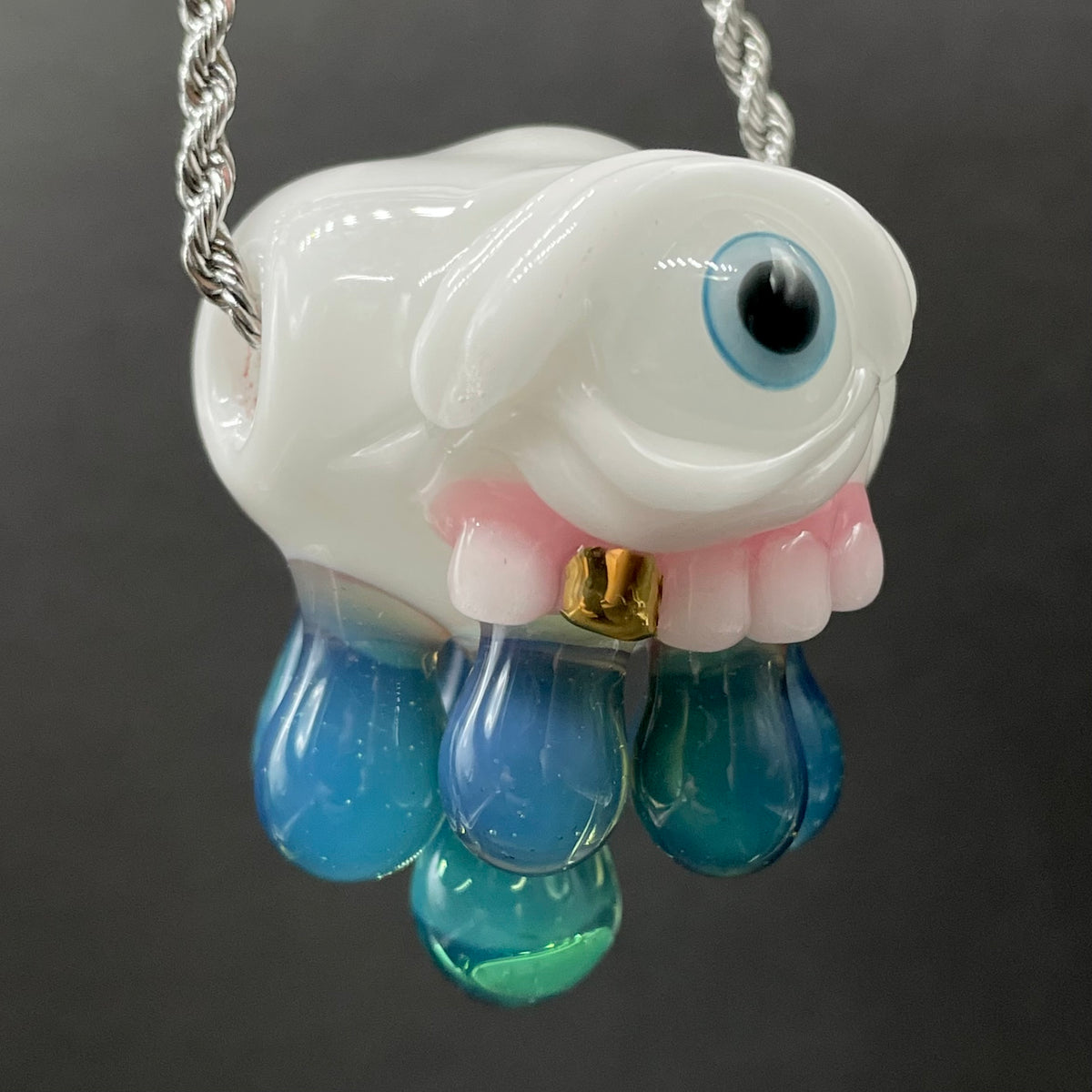 Eye of the storm glass pendant
