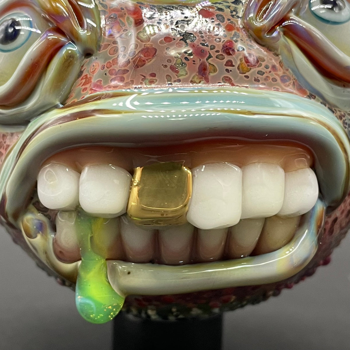Triclops ornament craftsmanship - artisan glass work