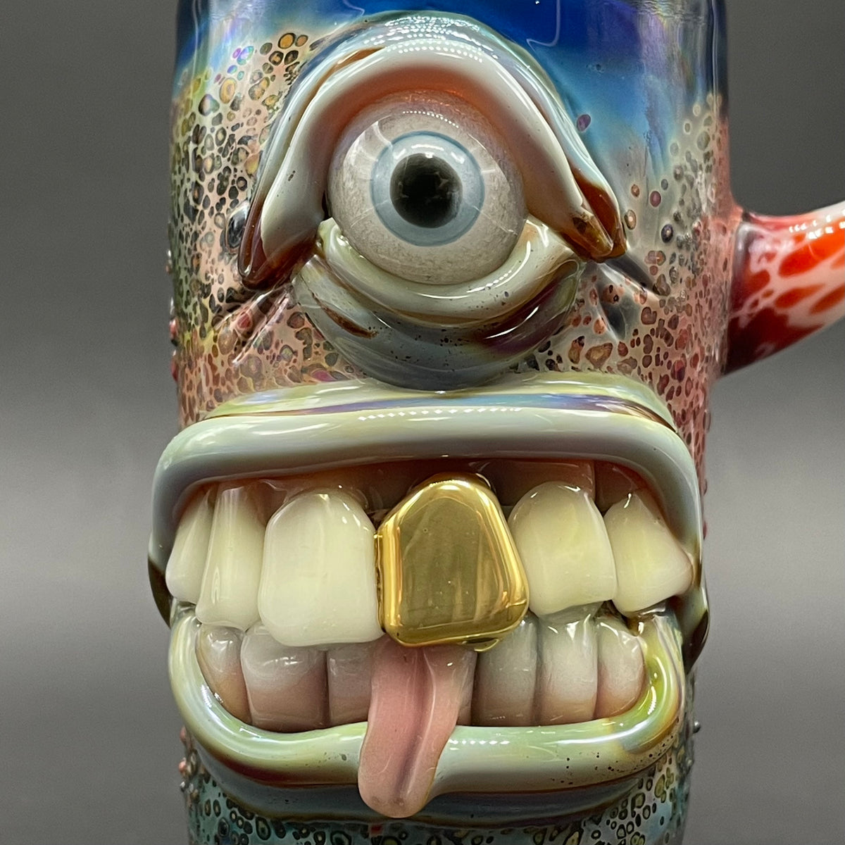 Cyclops shot glass craftsmanship - artisan glass work