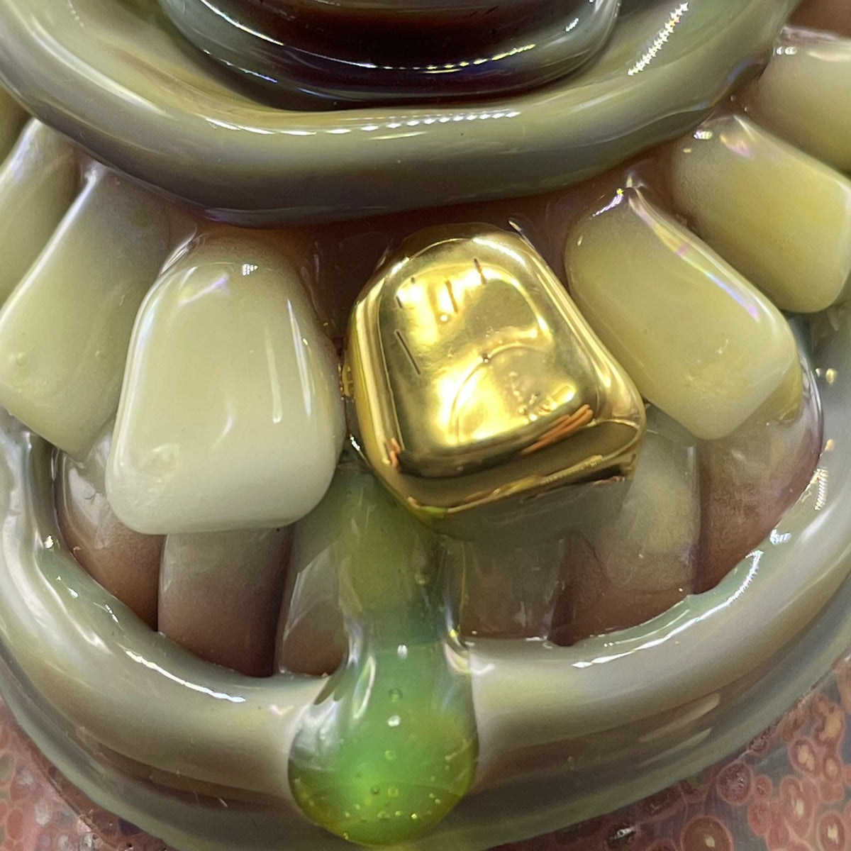 Premium Twinkle toes shot glass - collectible glass art