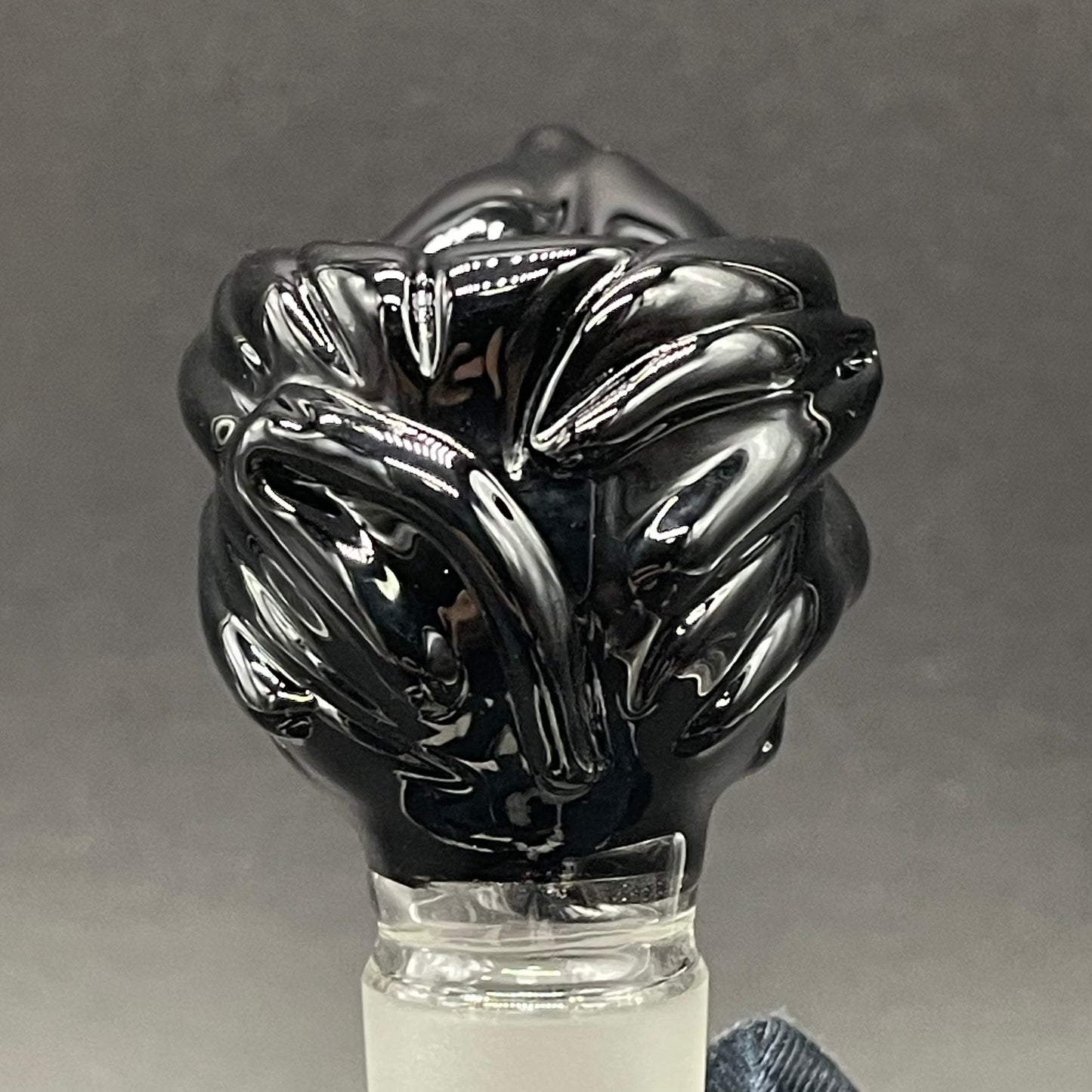 Hand-blown 18mm scream slide - Leviathan Glass original