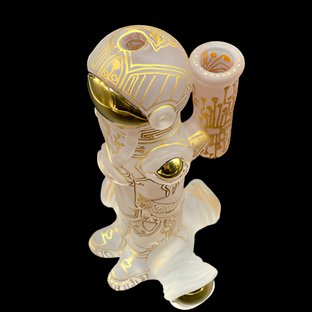 Hand-blown 14mm Astronaut Rig - Leviathan Glass original