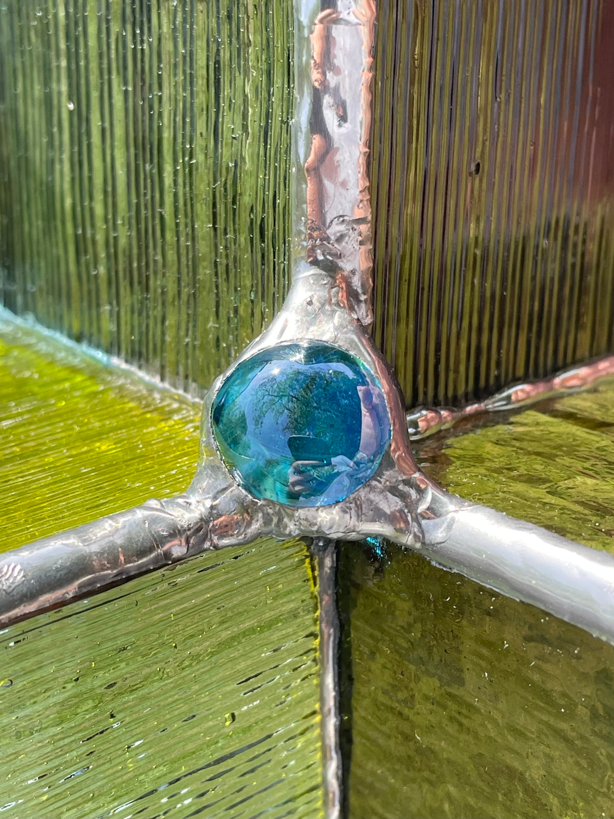 Hand-blown Hand of the Creator - Leviathan Glass original