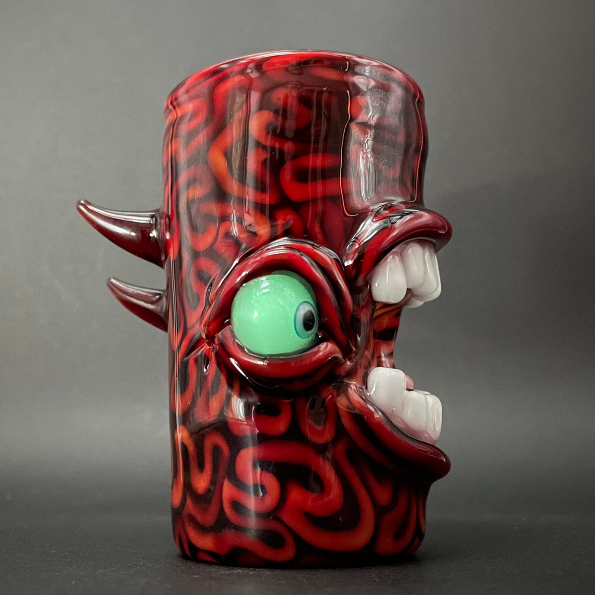 mind scrambler shot glass craftsmanship - artisan glass work