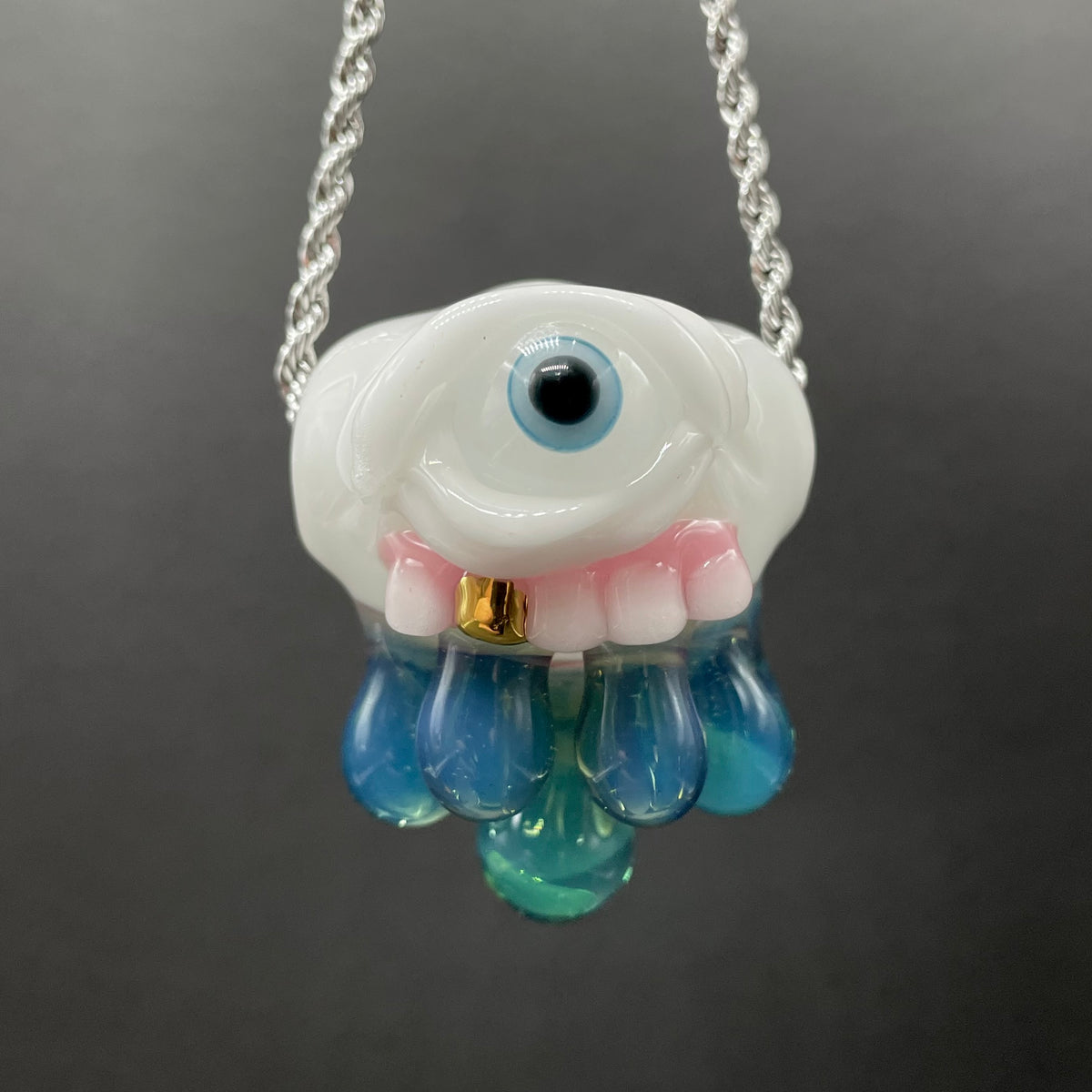 Eye of the storm glass pendant