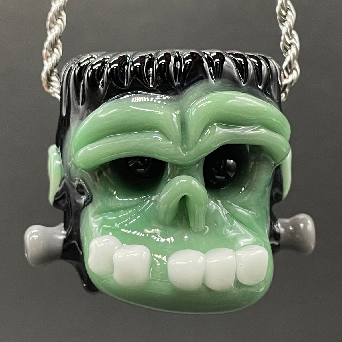 Glass Frankenstein pendant