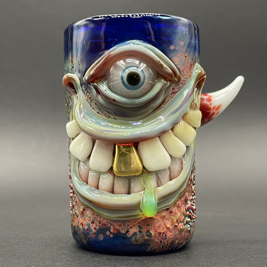 Smiley face shot glass