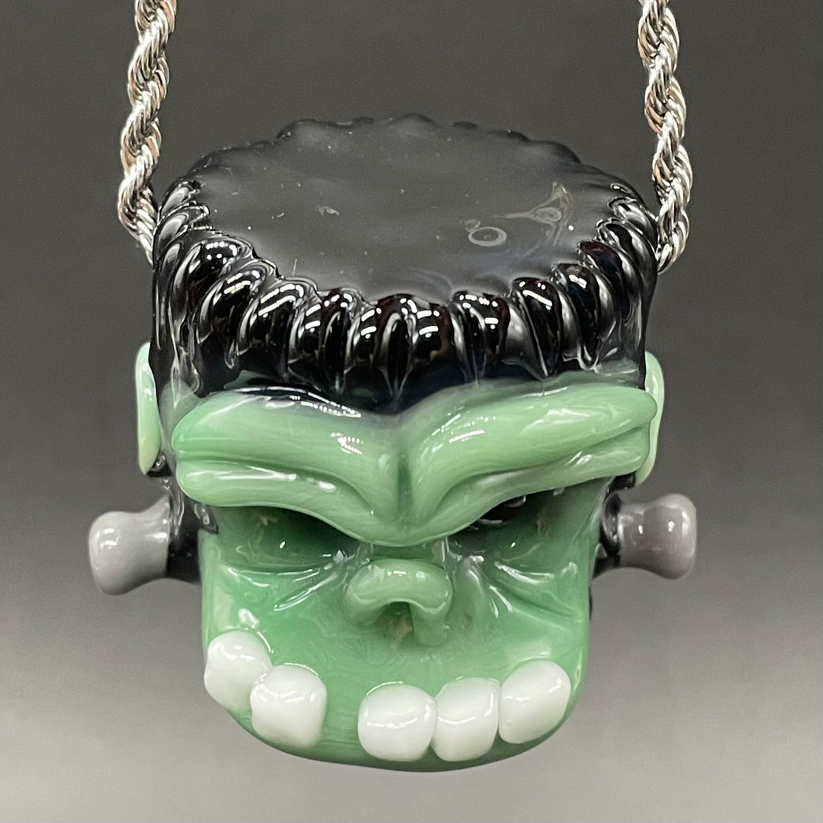 Glass Frankenstein pendant