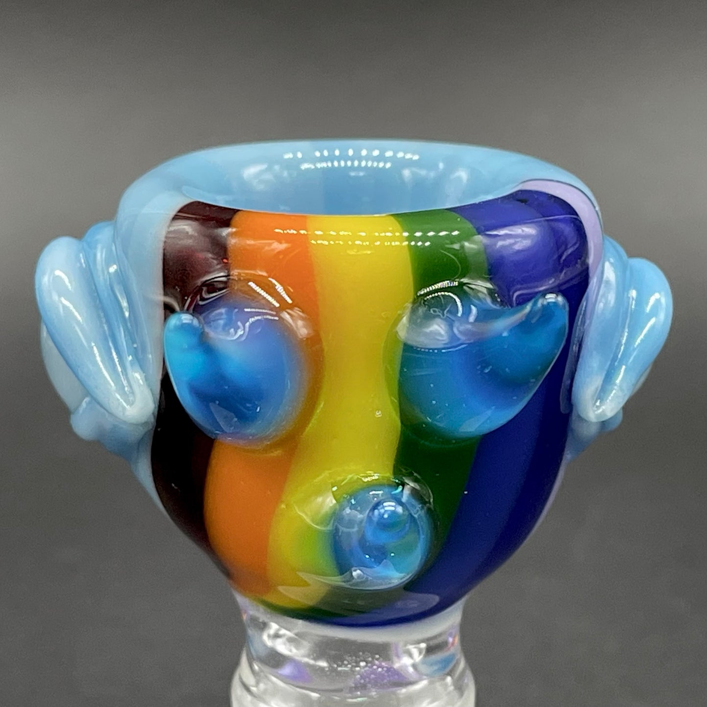 Hand-blown 18mm Kool aid tongue slide - Leviathan Glass original