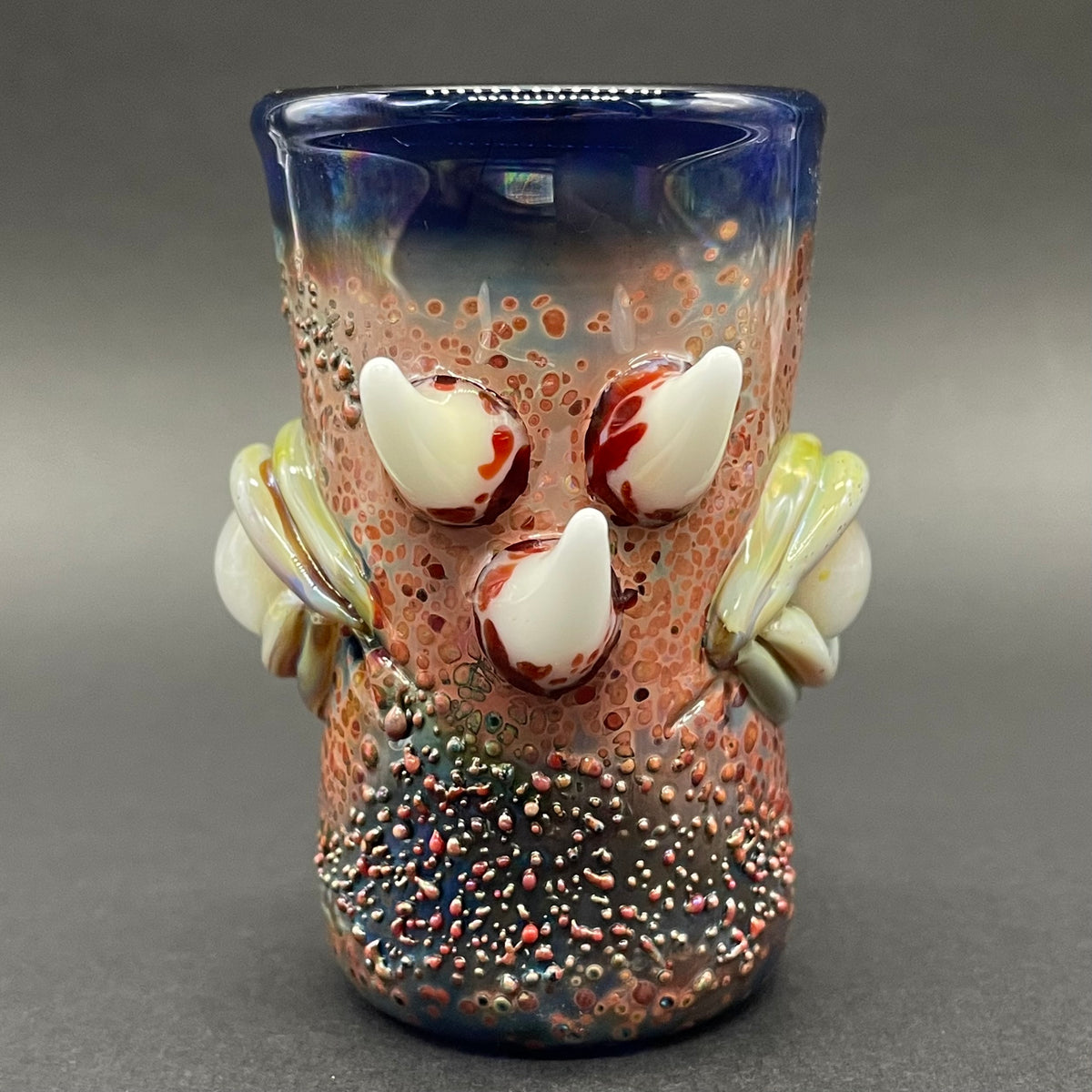 Hand-blown tongue demon shot glass - Leviathan Glass original