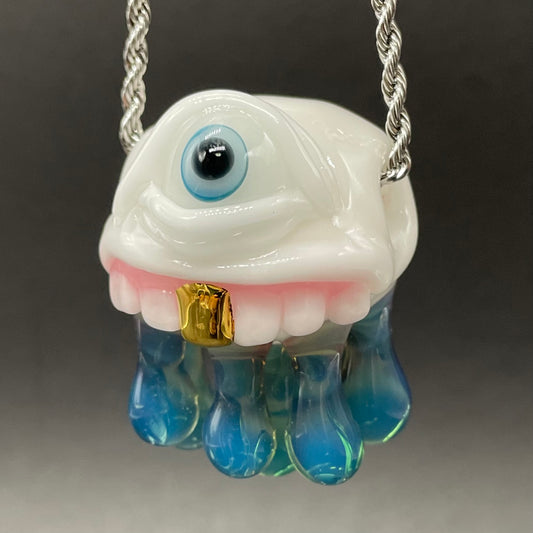 Eye of the storm glass pendant