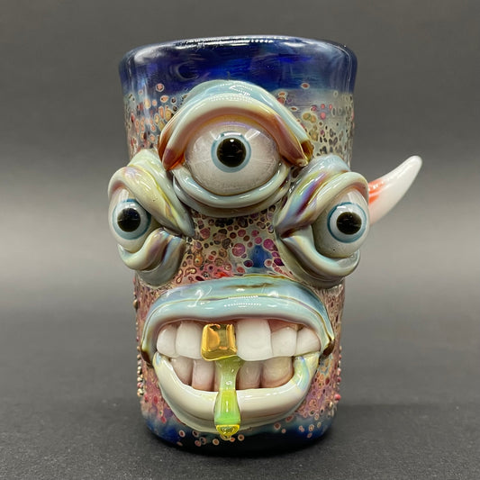 Triclops shot glass