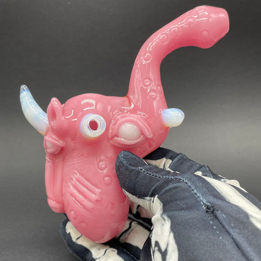 Unicorn blood Sherlock detail view - premium glass art