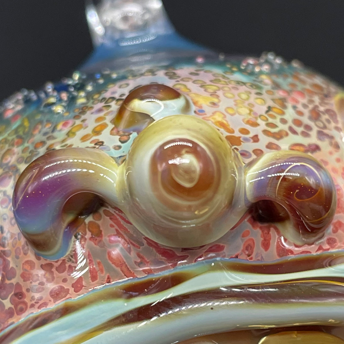 Leviathan Glass Pierced tongue cyclops ornament - hand-blown art