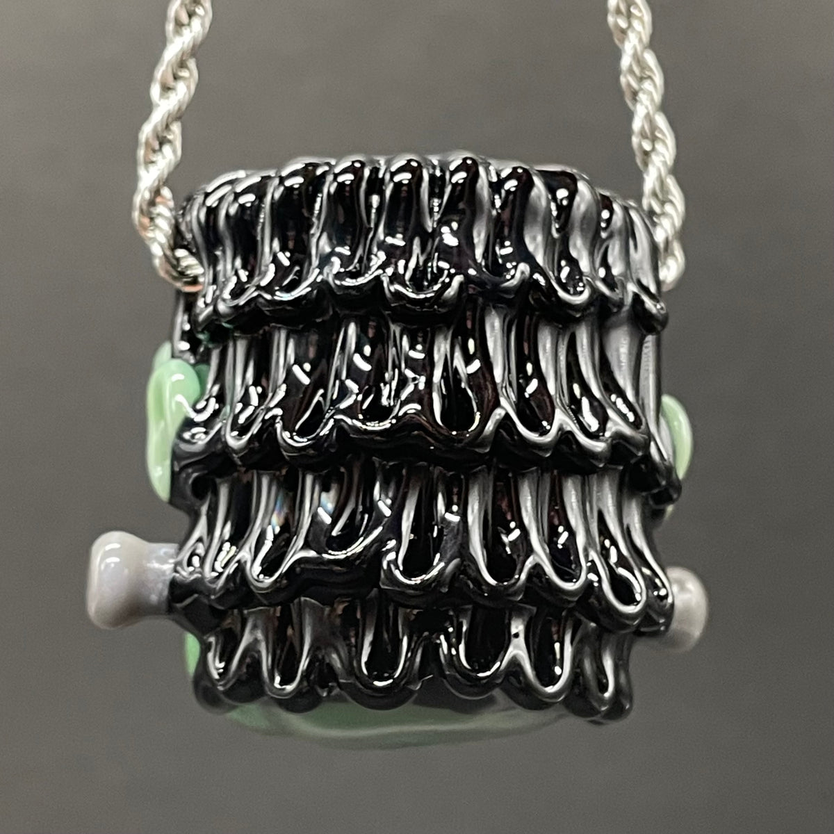 Glass Frankenstein pendant