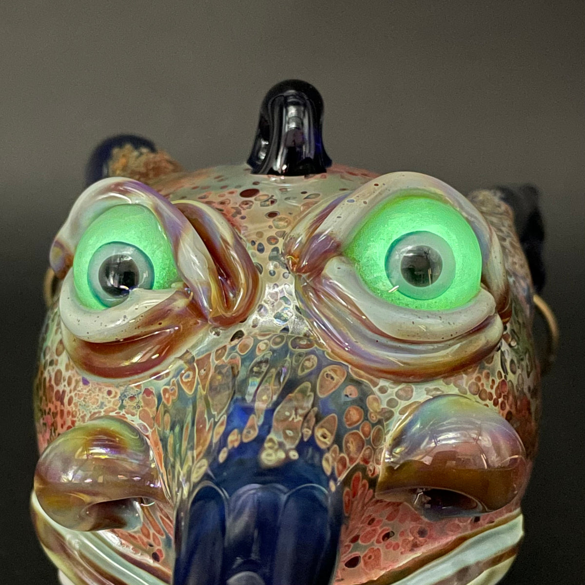 Leviathan Glass Goblin glass ornament - hand-blown art