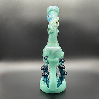 Leviathan Glass Aqua Argus Rig - hand-blown art