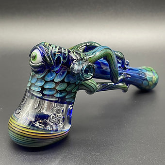 Hand-blown Tentacle Bubbler - Leviathan Glass original