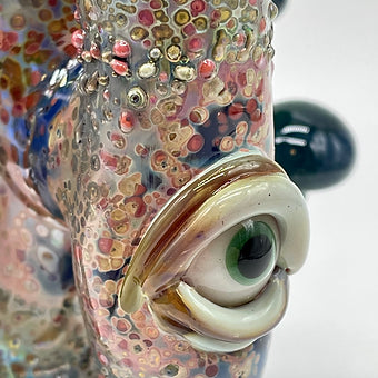 14mm Mushroom Rig craftsmanship - artisan glass work