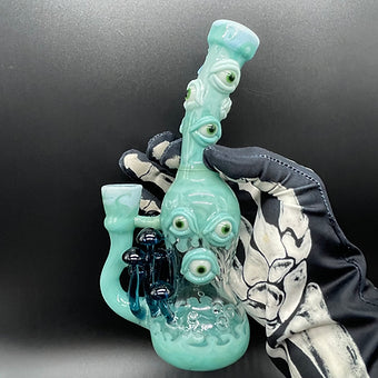 Aqua Argus Rig glass art - premium handcrafted piece